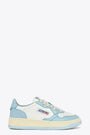 Light blue and white leather low sneaker - Medalist 