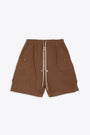 Brown cotton baggy cargo shorts - Cargobela Shorts 