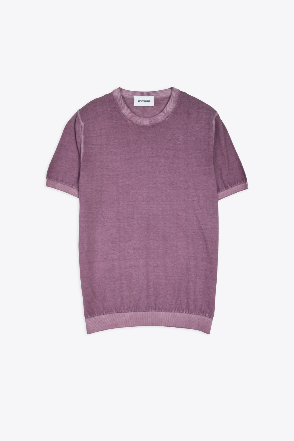 alt-image__T-shirt-in-filo-di-cotone-viola-lavato