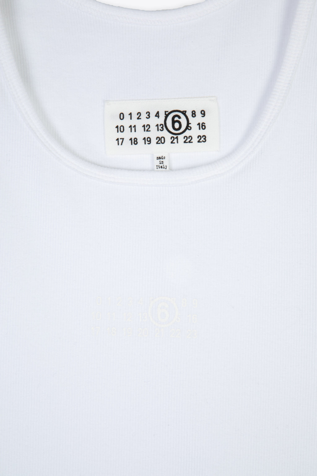 alt-image__White-ribbed-cotton-tank-top-with-logo