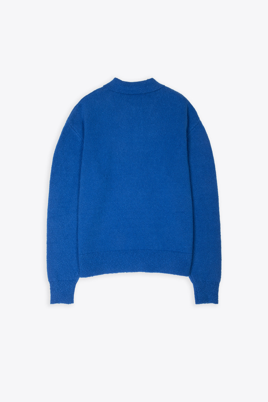 alt-image__Pullover-in-cotone-blu-elettrico-con-logo-al-petto---Team-Polo-Sweater