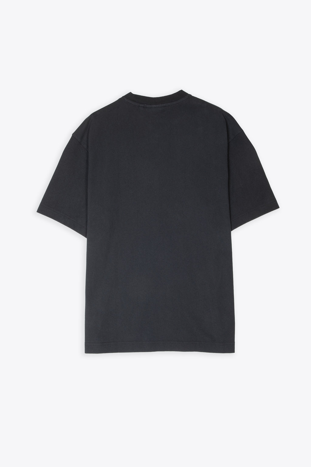 alt-image__Black-t-shirt-with-italic-logo-print---Essential-T-shirt
