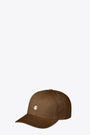 Brown twill baseball cap with logo embroidery - Madison Logo Cap 