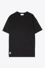 T-shirt nera oversize - Patch only tee overs 