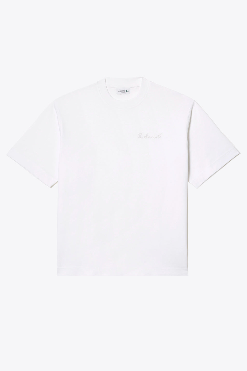 alt-image__T-shirt-bianca-con-logo-ricamato-al-petto