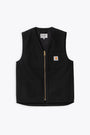 Black canvas vest with zip - Arbor Vest 
