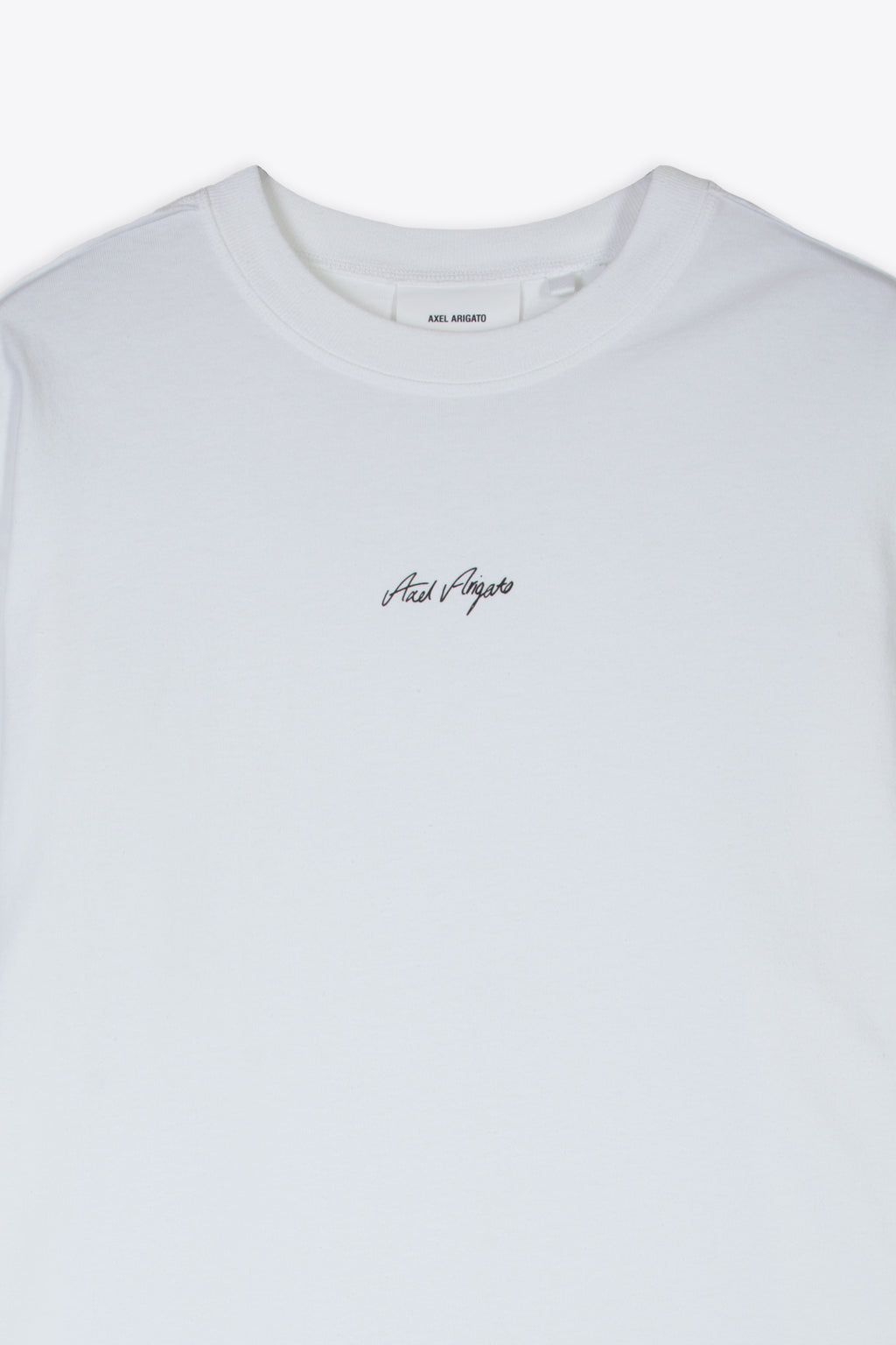 alt-image__White-cotton-t-shirt-with-italic-logo-print---Essential-T-shirt