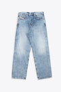 Faded light blue loose fit jeans - 2001 D Macro 