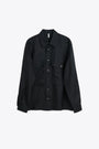 Black silk shirt with long sleeves - Silk Shirt 