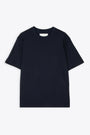 T-shirt in cotone blu scuro - Bric 