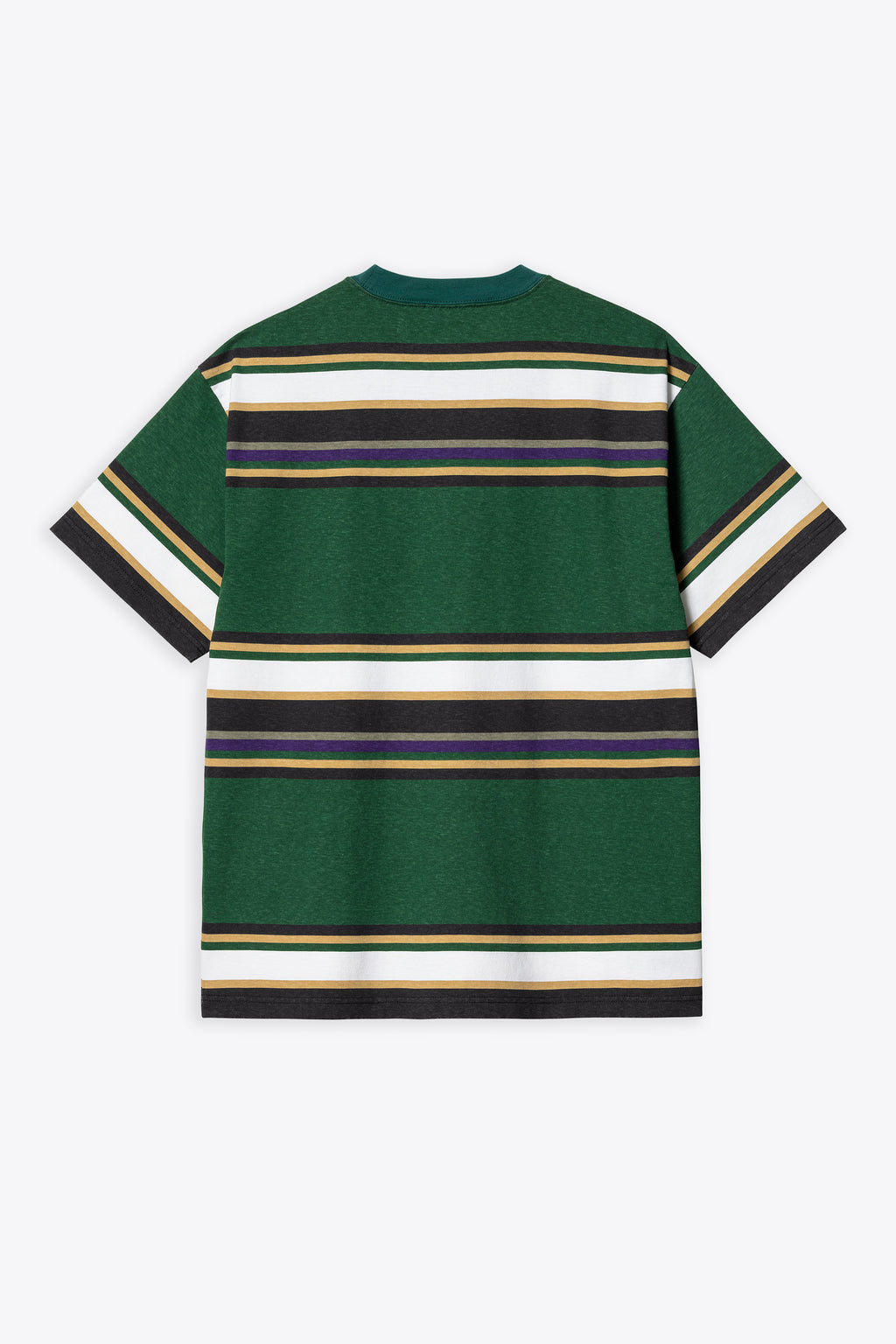alt-image__Green-heavyweight-cotton-striped-t-shirt---S/S-Morcom-T-Shirt