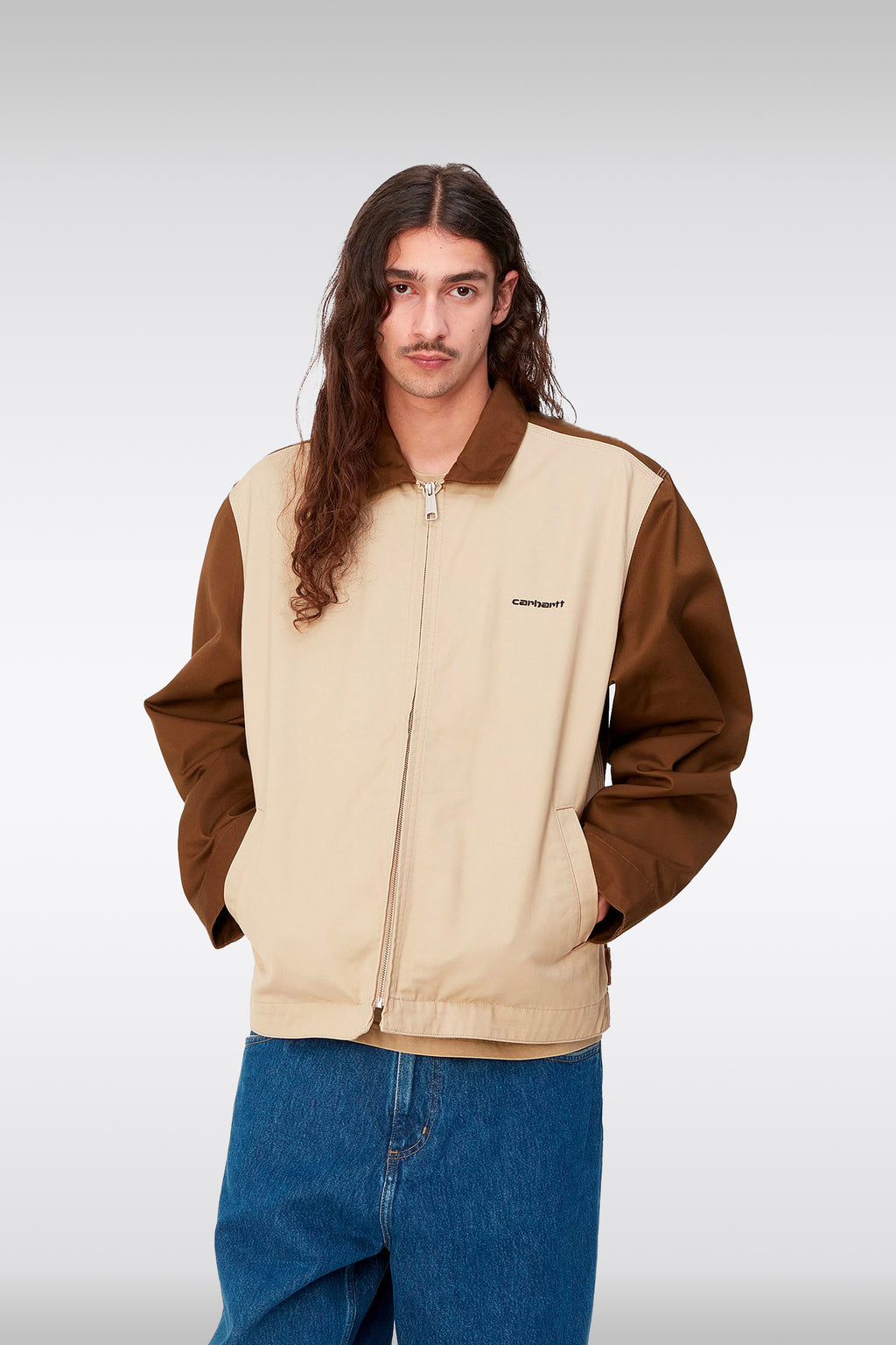 alt-image__Beige-and-brown-cotton-twill-jacket---Module-Script-Jacket