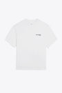 White cotton t-shirt with chest logo - Legacy t-shirt 