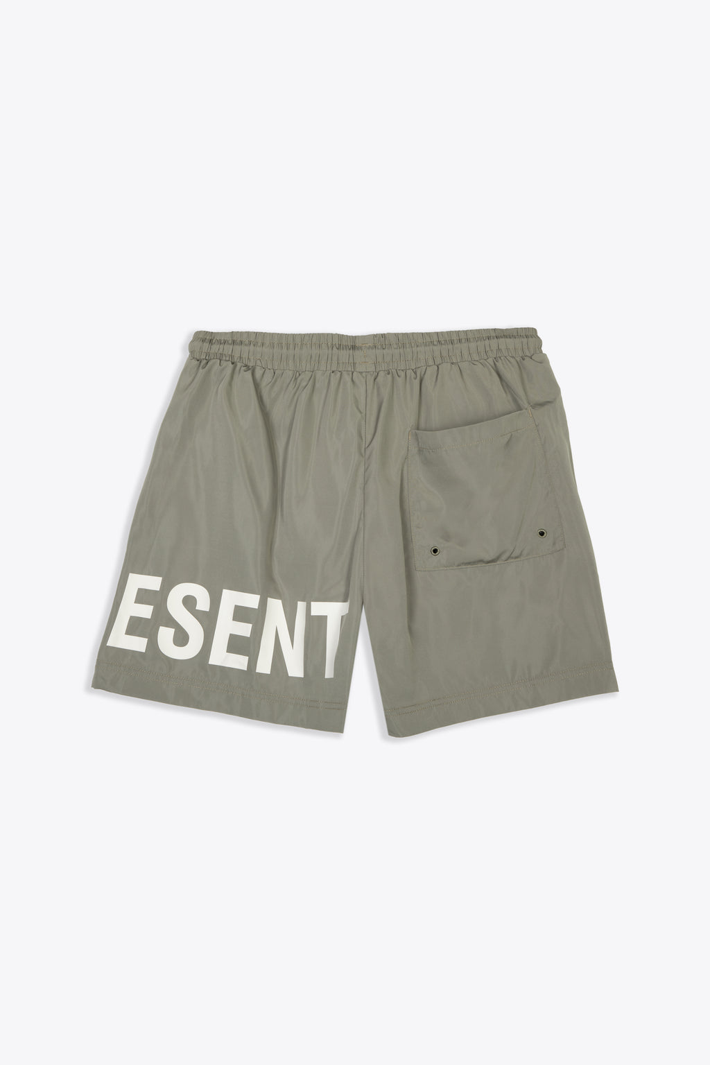 alt-image__Khaki-green-nylon-swim-shorts-with-logo---Swim-Shorts
