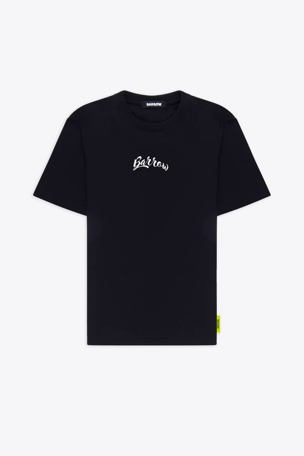 alt-image__T-shirt-nera-con-logo-in-corsivo-al-petto-e-stampa-sul-retro