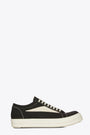 Sneaker bassa nera in cotone pettinato - Vintage sneaks 