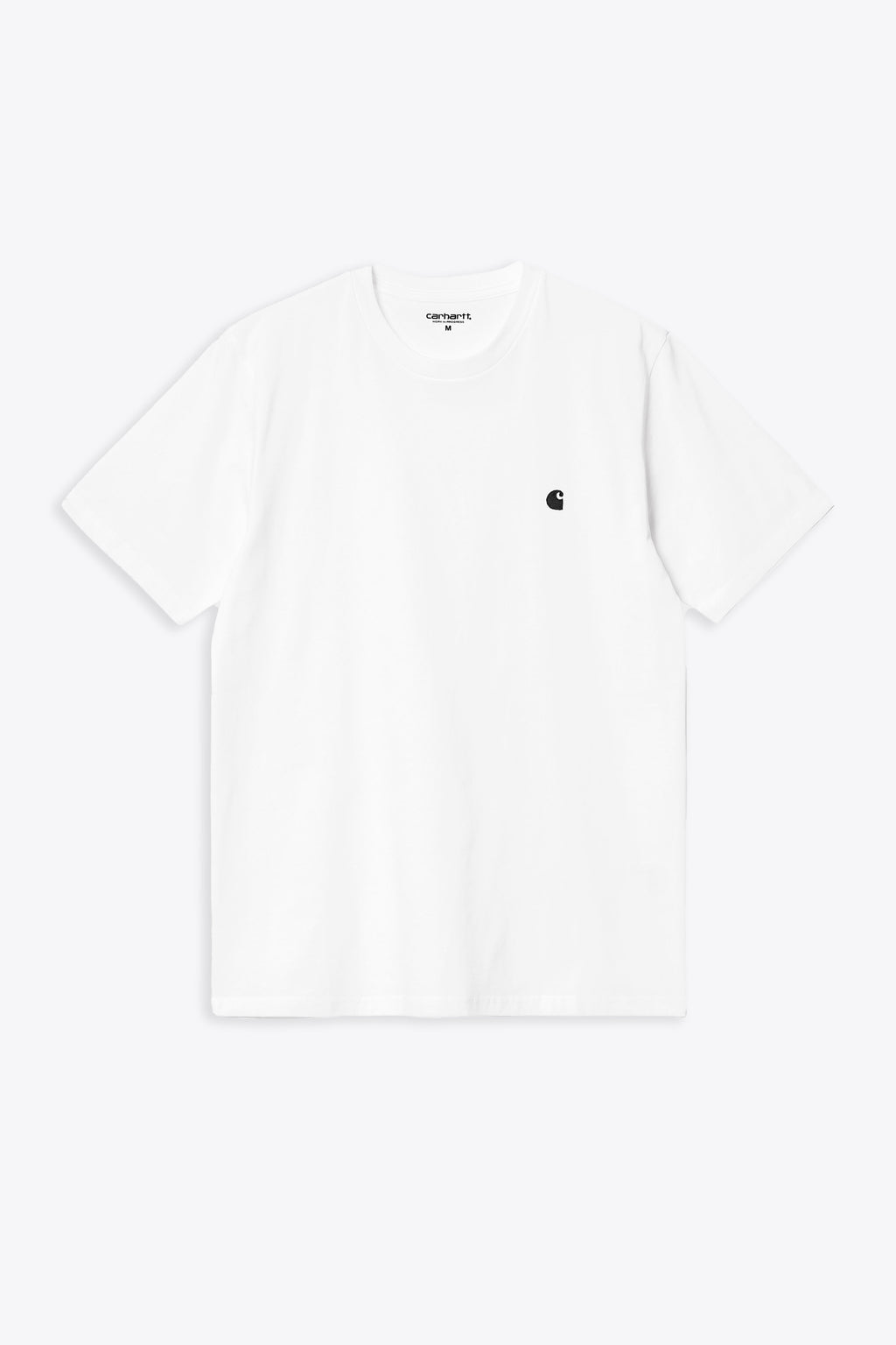 alt-image__T-shirt-bianca-in-cotone-con-logo-ricamato-al-petto---S/S-Madison-T-Shirt
