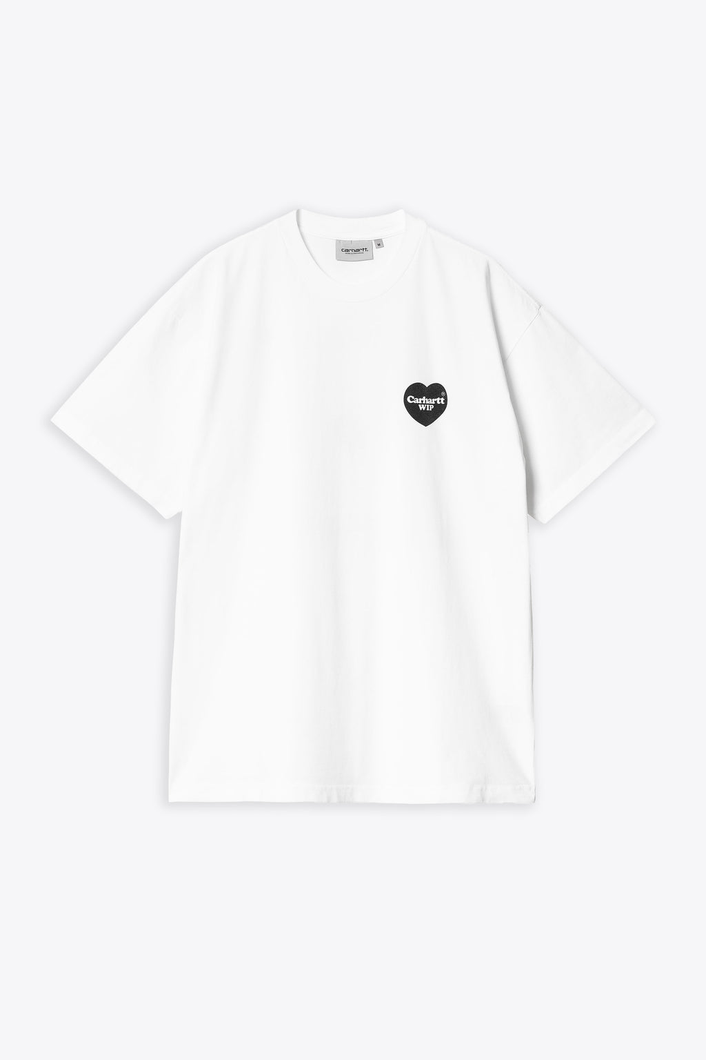 alt-image__White-cotton-t-shirt-with-heart-graphic-print---S/S-Heart-Bandana-T-Shirt
