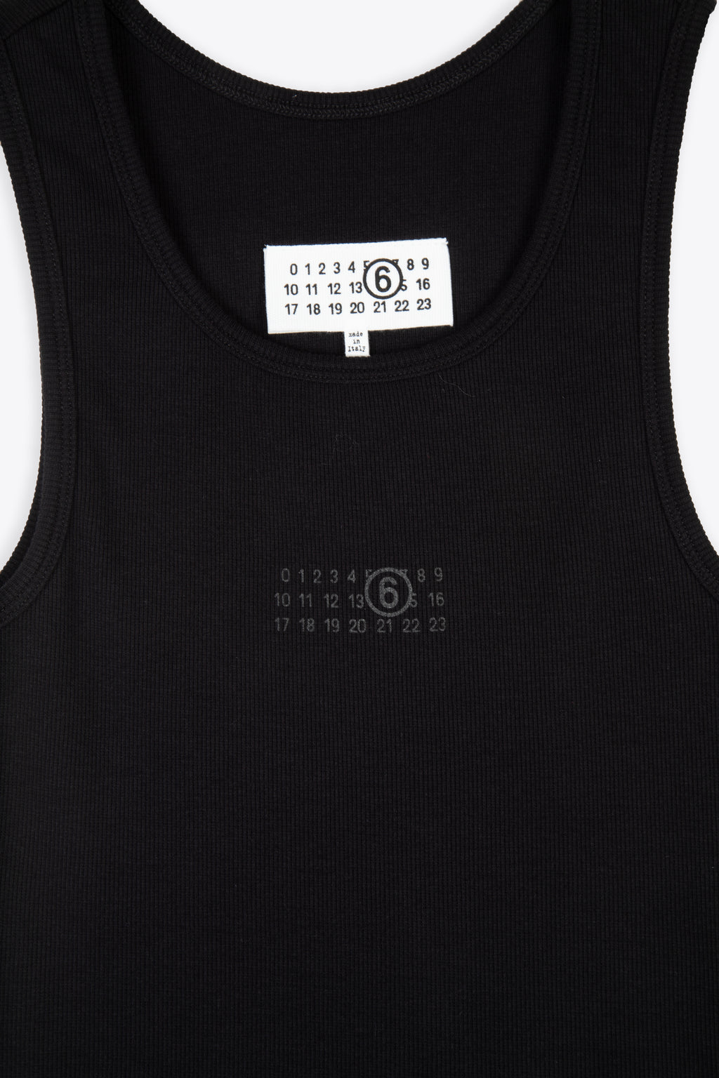 alt-image__Black-ribbed-cotton-tank-top-with-logo