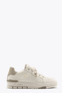 Light beige leather low sneaker with chunky laces - Area Haze sneaker 