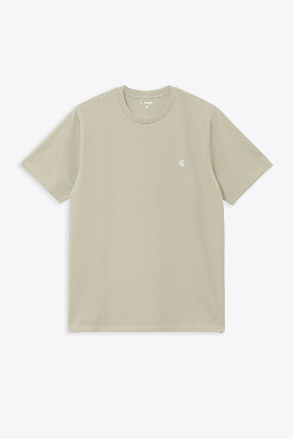 alt-image__T-shirt-in-cotone-verde-salvia-con-logo-ricamato-al-petto---S/S-Madison-T-Shirt