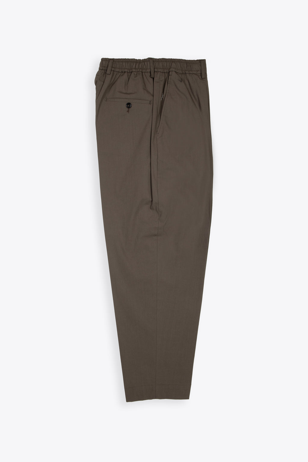 alt-image__Brown-cotton-cropped-pant-with-elastic-waistband