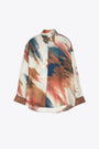 Multicolour printed silk shirt with long sleeves - Valentino Ive 