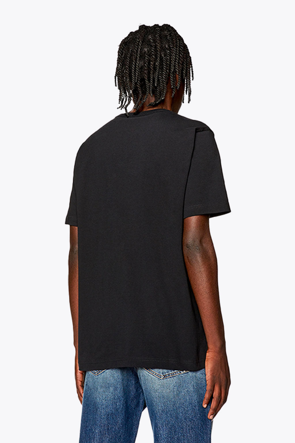 alt-image__Black-cotton-t-shirt-with-Oval-D-rubber-logo---T-Just-Od