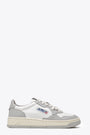 Light grey and white leather low sneaker - Medalist 