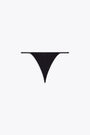 Black thong with metal Oval D logo - Ufst D-String 