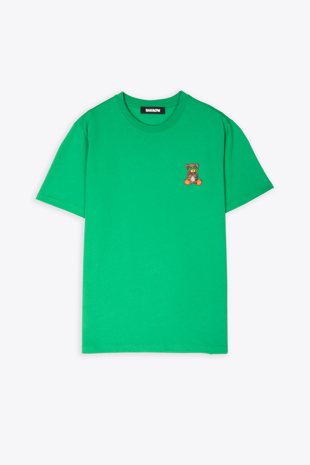 alt-image__Emerald-green-t-shirt-with-chest-teddy-bear-print