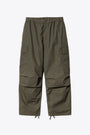 Pantalone cargo baggy in ripstop verde militare - Jet Cargo Pant 