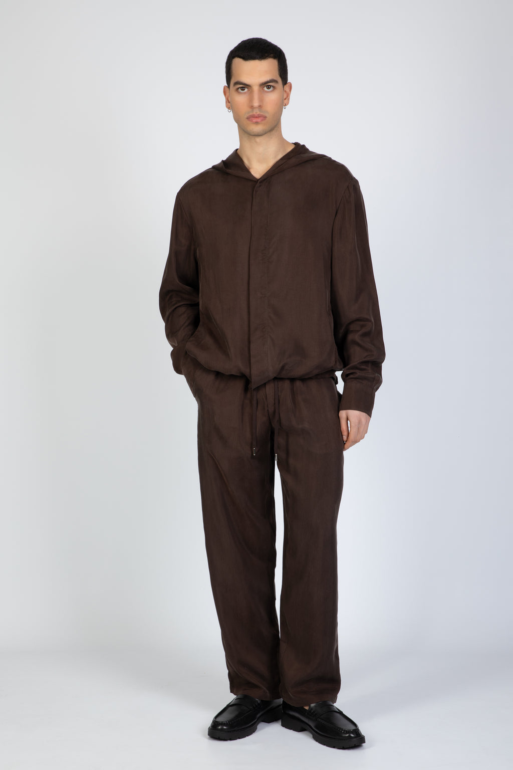 alt-image__Brown-cupro-loose-fit-drawstring-pant---Pajama-Otaru-Trousers-