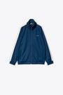 Blue acetate tracksuit jacket with zip and side band - Benchill Jacket  