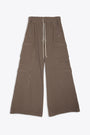 Mud grey cotton baggy cargo pant - Double Cargo Jumbo Belas  