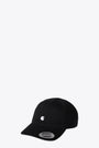 Black twill baseball cap with logo embroidery - Madison Logo Cap 