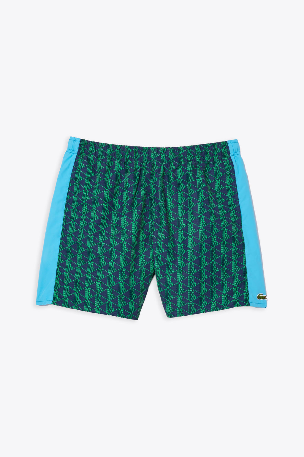 alt-image__Navy-blue-swim-shorts-with-geometric-pattern-and-side-bands