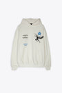 White cotton oversize Icarus hoodie - Icarus Hoodie 