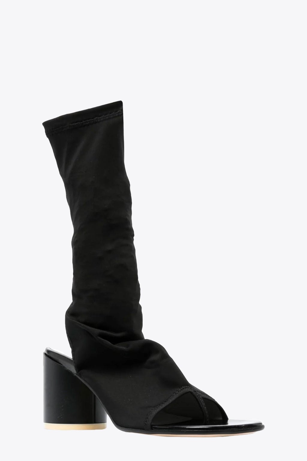 alt-image__Open-toe-black-stretch-lycra-heeled-boots